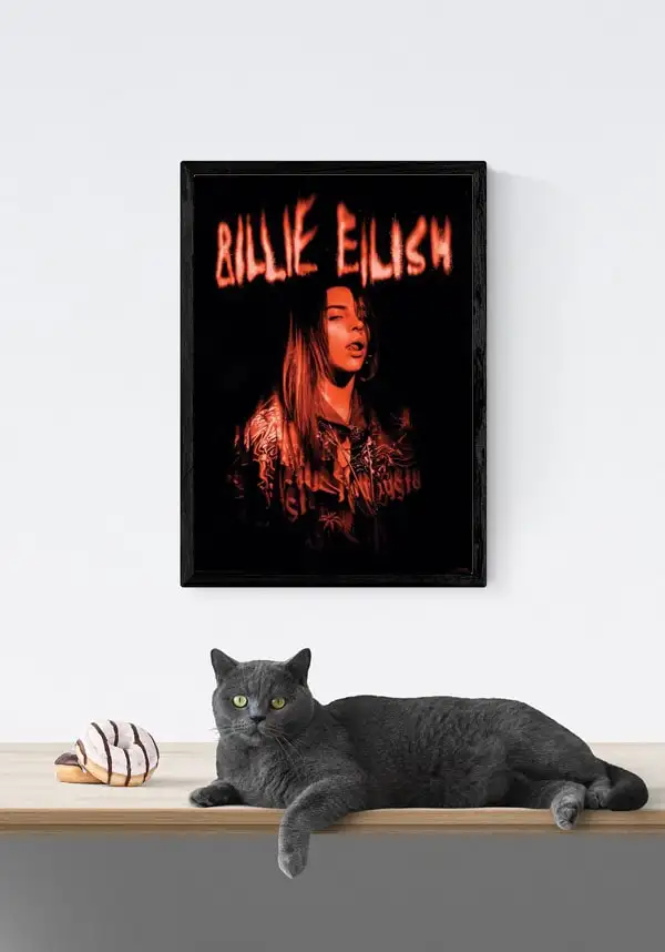 billie eilish plakat